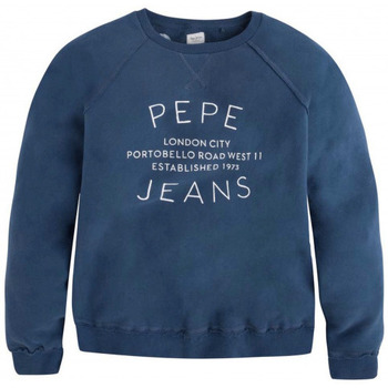 Vêtements Enfant Sweats Pepe jeans Sweat  Junior PN580736 - 10 ANS Bleu