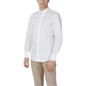 Vêtements Homme Chemises manches longues Antony Morato MMSL00694-FA450010 Blanc