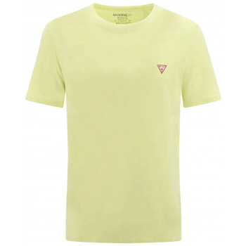Vêtements Homme Débardeurs / T-shirts sans manche Guess Tee shirt Homme  jaune  M2YI24J1311 - XS Jaune