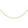 Montres & Bijoux Femme Colliers / Sautoirs Brillaxis Collier  maille bismark or jaune 18 carats Jaune