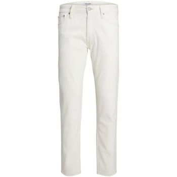 Vêtements Homme Pantalons Jack & Jones 12223689 CHRIS-ECRU Blanc