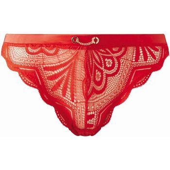 Sous-vêtements Femme Slip Ivoire Jade Morgan Slip rouge Laura rouge
