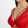 Sous-vêtements Femme Rembourrés Morgan Soutien-gorge ampliforme coque moulée rouge Sophia Rouge