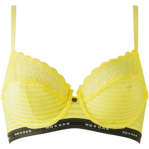 Sous-vêtements Femme Tableaux / toiles Morgan Soutien-gorge à armatures jaune Lily Jaune
