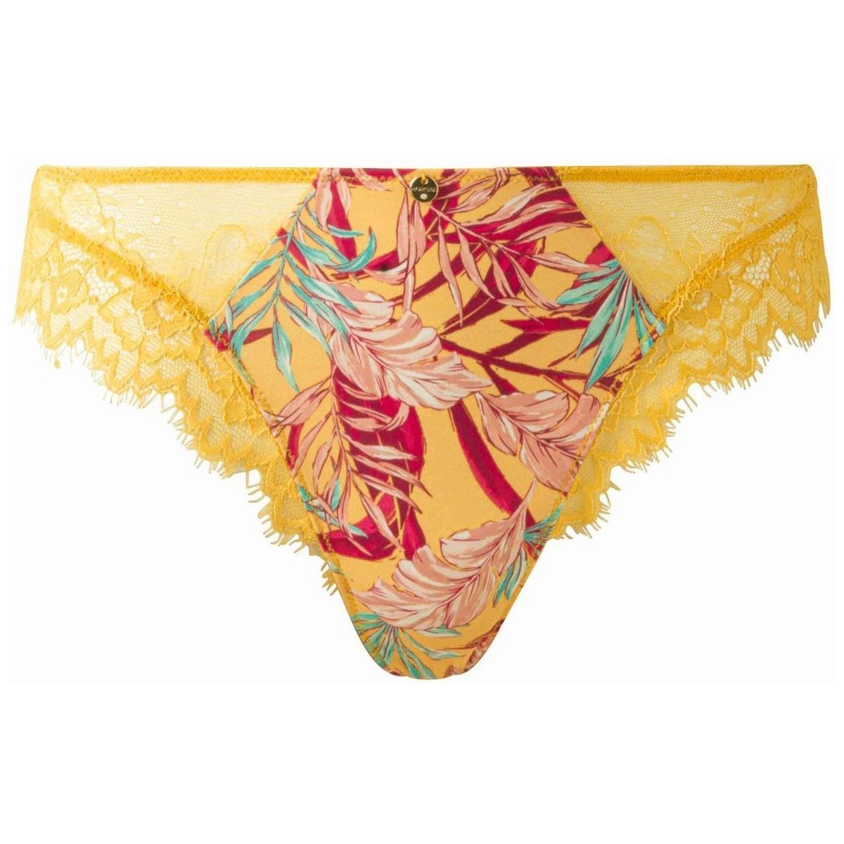 Sous-vêtements Femme Culottes & slips Morgan Slip jaune Fanny Jaune