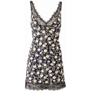 Vêtements Femme Pyjamas / Chemises de nuit Morgan Nuisette fleur Fanny Noir