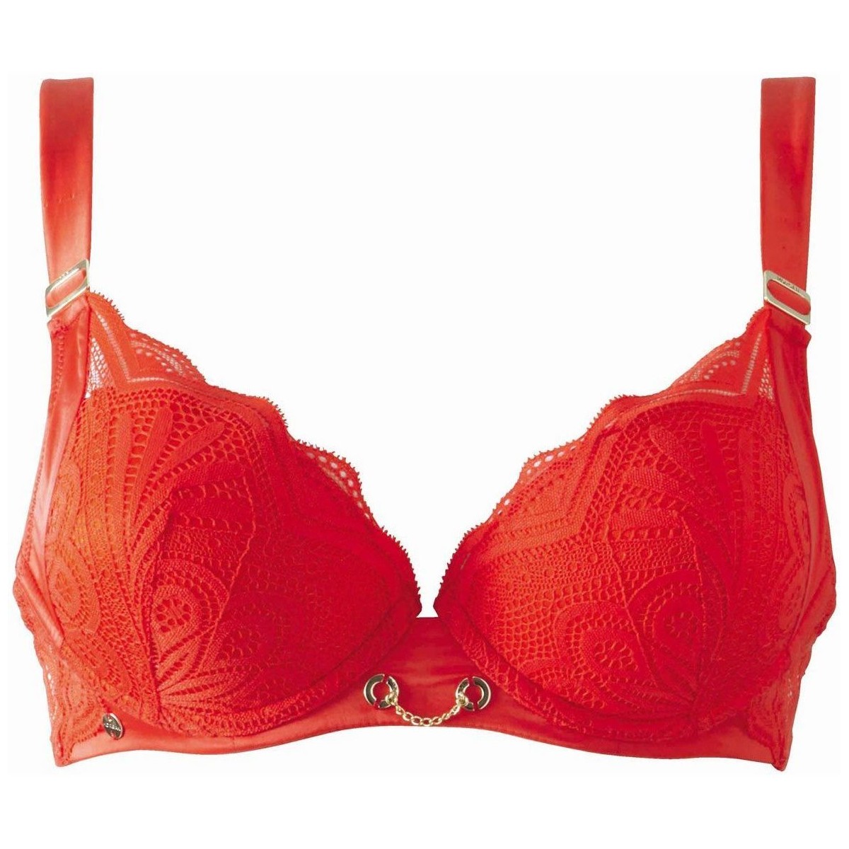 Sous-vêtements Femme Rembourrés Morgan Soutien-gorge ampliforme coque moulée rouge Laura Rouge