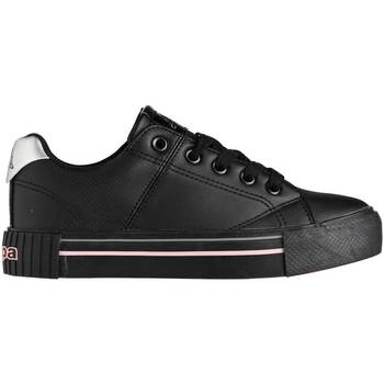 Chaussures Garçon Baskets mode Kappa Moyen : 3 à 5cm Noir