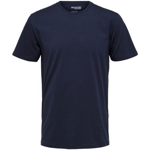Vêtements Homme T-shirts Mens & Polos Selected 16087842 HASPEN-NAVY BLAZER Bleu