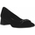 Chaussures Femme Escarpins Tamaris Escarpins cuir talon carré Noir