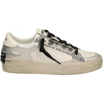 Chaussures Black Baskets mode Crime London SKATE DELUXE Blanc