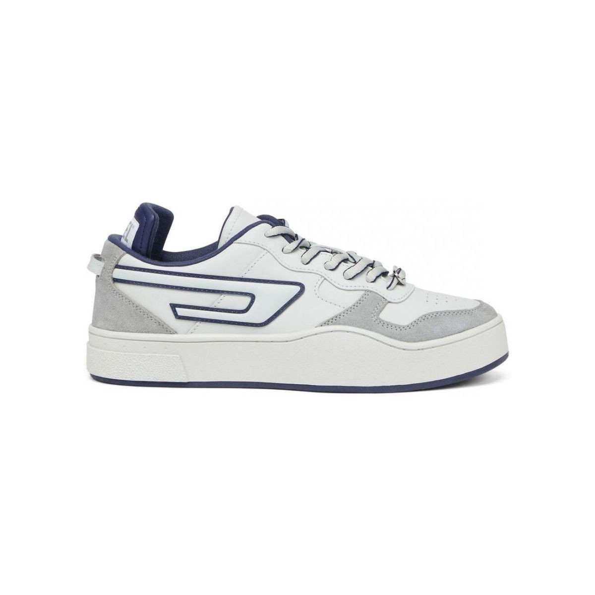 Chaussures Homme Baskets mode Diesel Y03027 PS232 S-UKIYO LOW-H9461 WHITE/BLUE Blanc