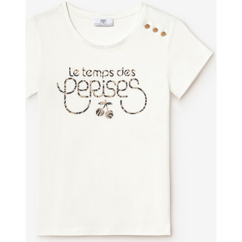 Vêtements Femme T-shirts & Polos Le Temps des Cerises T-shirt savana blanc imprimé Blanc