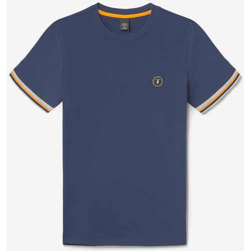 Vêtements Homme T-shirts & Polos T-shirt Frankiegi Rose Clairises T-shirt grale bleu marine Bleu
