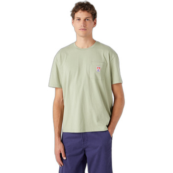 Vêtements Homme T-shirts manches courtes Wrangler T-shirt  Casey Jones Vert