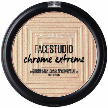 Beauté Femme Enlumineurs Maybelline New York Poudre Enlumineur Métallique Face Studio Chrome 300 Sandstone Shimmer