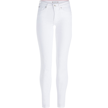 Vêtements Femme Jeans droit Tommy Hilfiger WW0WW30213 Blanc