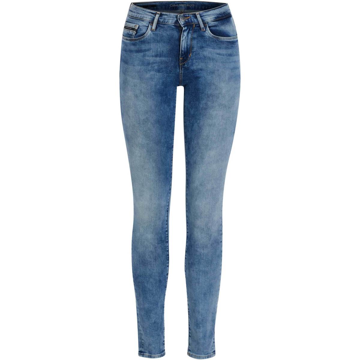 Vêtements Femme Jeans pairs of men s low socks calvin klein 100001762 grey combo Jeans Jeans Bleu