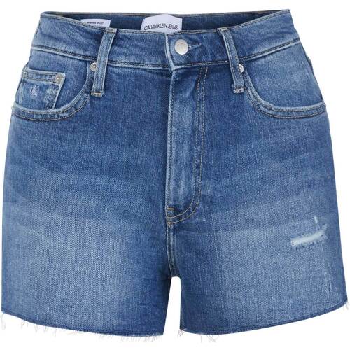 Vêtements Femme Shorts / Bermudas Essential Calvin Klein Jeans Shorts Bleu
