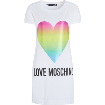 Vêtements Femme Robes Love Moschino W592914M3876 Blanc