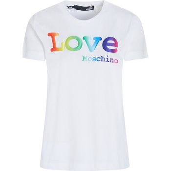 Vêtements Femme Débardeurs / T-shirts sans manche Love Moschino W4H0606M3876 Blanc