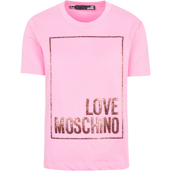 Vêtements Femme Débardeurs / T-shirts sans manche Love Moschino W4H0605M3876 Rose
