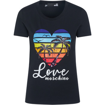 Vêtements Femme Débardeurs / T-shirts sans manche Love Moschino W4H1908E1951 Noir
