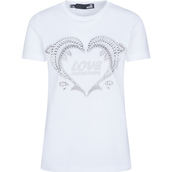 Vêtements Femme Débardeurs / T-shirts sans manche Love Moschino W4F731NM3876 Blanc