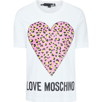 Vêtements Femme Débardeurs / T-shirts sans manche Love Moschino W4F152DM3876 Blanc
