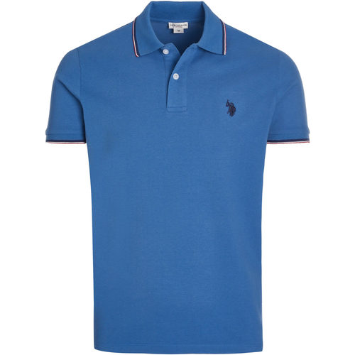 Vêtements Homme Embroidered Polos manches courtes Embroidered Polo Ralph Lauren long-sleeve cotton shirt Weiß. U.S. Embroidered Polo Assn. Embroidered Polo Bleu