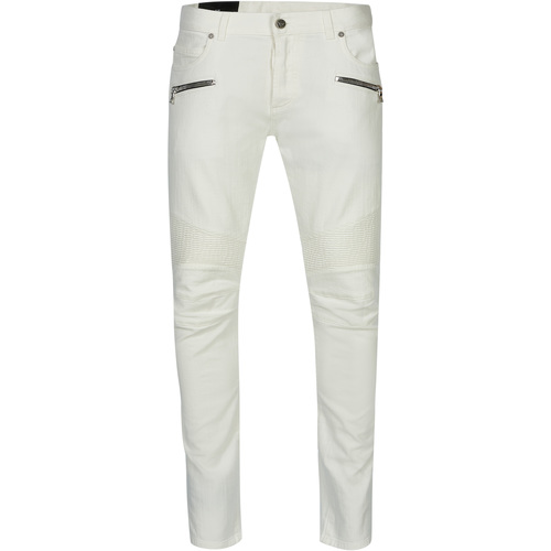 Vêtements Homme Jeans slim Slippers Balmain Jeans Blanc