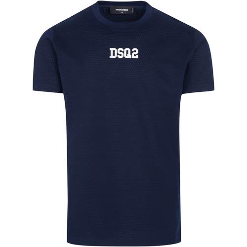 Vêtements Homme long-sleeved denim shirt dress Dsquared T-shirt Bleu