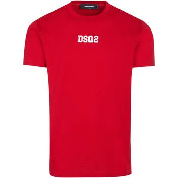 Vêtements Homme T-shirts manches courtes Dsquared T-shirt Rouge