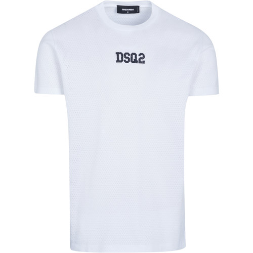 Vêtements Homme T-shirts New manches courtes Dsquared t-shirt Blanc