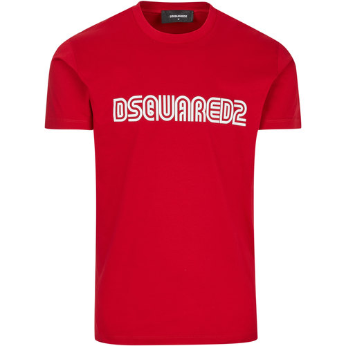Vêtements Homme Tableaux / toiles Dsquared t-shirt Rouge