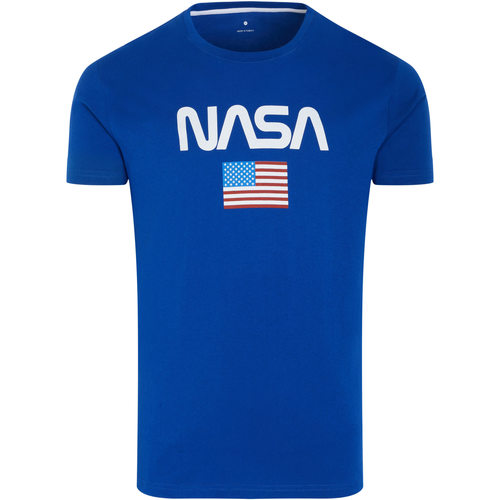 Vêtements Homme T-shirts manches courtes Nasa T-shirt Tracksuit Bleu