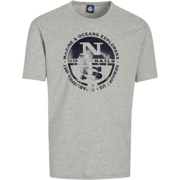 Vêtements Homme T-shirts manches courtes North Sails t-shirt Gris