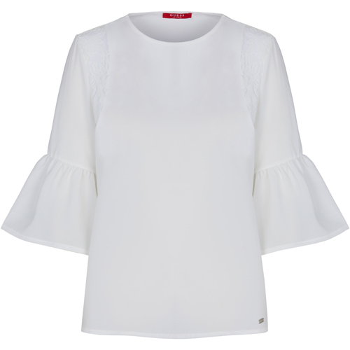 Vêtements Femme Blousons Guess Chemise Blanc