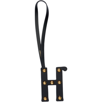 Accessoires textile Porte-clés wzorem Burberry Pendentif lettre  noir Noir