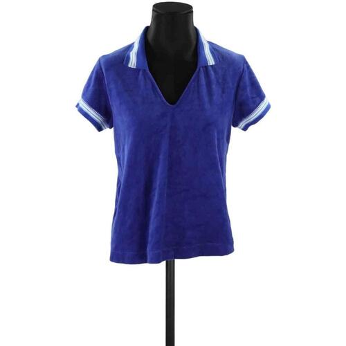 Vêtements Femme Débardeurs / T-shirts sans manche Le Chat Polos en coton Bleu