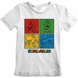Vêtements Enfant T-shirts manches courtes Super Mario  Multicolore