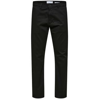 Vêtements Homme Pantalons Selected Slim Tape New Miles Pants - Black Noir