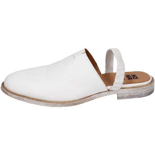 Chaussures Femme Sandales et Nu-pieds Moma BD437 1GS325-TV SABOT Blanc