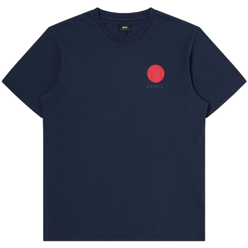 Vêtements Homme Newlife - Seconde Main Edwin Japanese Sun T-Shirt - Navy Blazer Bleu