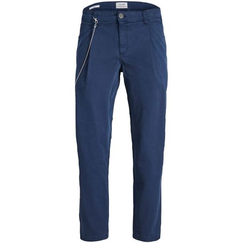 Vêtements Homme Pantalons Jack & Jones 12229582 BILL FREFFIE-NAVY BLAZER Bleu