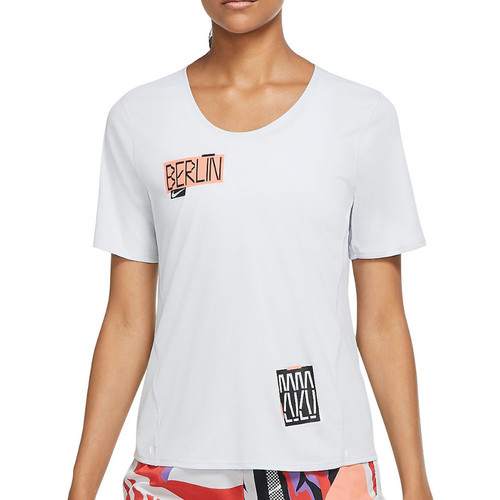 Vêtements Femme T-shirts manches courtes Nike DA1873-043 Gris