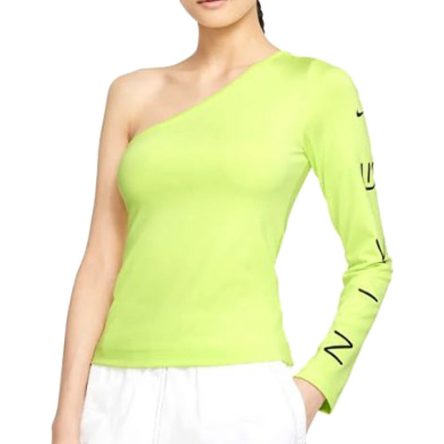 Vêtements Femme T-shirts manches Capuche Nike CZ8188-736 Vert