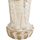 Maison & Déco Statuettes et figurines Ixia Statue moine bouddhiste 25 cm Blanc