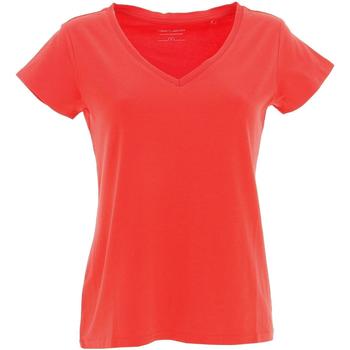 Vêtements Femme T-shirts manches courtes Teddy Smith T-mia mc Rouge