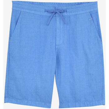 Vêtements Homme Shorts / Bermudas Oxbow Short chino coton lin surteint P1OXILA Bleu